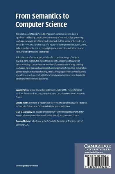 Produktbild: From Semantics to Computer Science