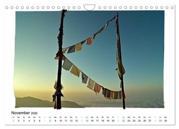 Produktbild: NEPAL GREAT HIMALAYA TRAIL - KULTUR ROUTE (Wandkalender 2026 DIN A4 quer), CALVENDO Monatskalender