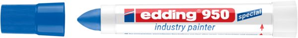 Produktbild: Edding 950 industry painter 4-950003 Industriemarker Blau wasserfest: Ja