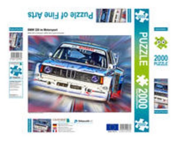 CALVENDO Puzzle BMW 320 im Motorsport 2000 Teile Puzzle quer | 2000 Teile Lege-Größe 90 × 67 cm Foto-Puzzle für glückliche Stunden