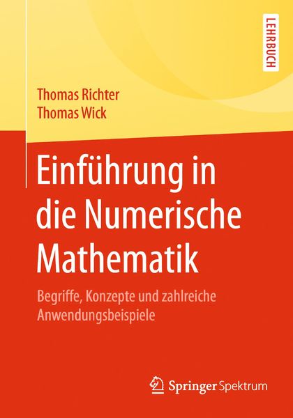 Produktbild: Einf&uuml;hrung in die Numerische Mathematik