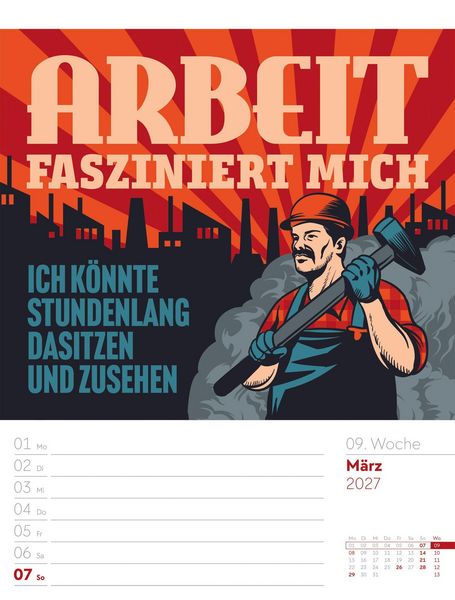 Produktbild: Klartext Spr&uuml;chekalender Wochenplaner 2027