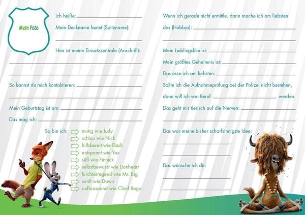 Produktbild: Disney Zoomania: Meine Freunde