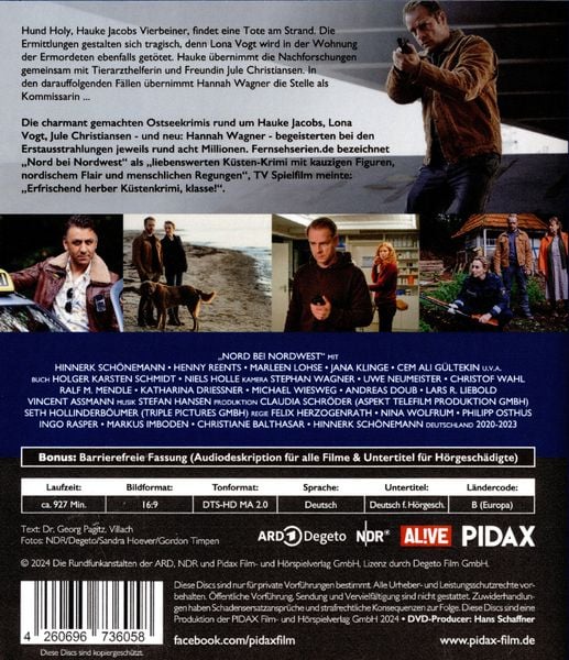 Produktbild: Nord bei Nordwest - Collection 2 / Weitere 10 Spielfilmfolgen der erfolgreichen K&uuml;stenkrimi-Reihe in brillanter HD-Qualit&auml;t [2 BRs]