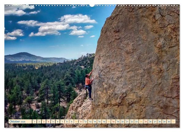 Produktbild: Bergsteigen und Klettern (hochwertiger Premium Wandkalender 2026 DIN A2 quer), Kunstdruck in Hochglanz