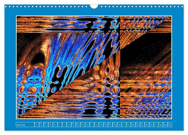 Produktbild: Art abstrait et contemporain (Calendrier mural 2026 DIN A3 vertical), CALVENDO calendrier mensuel