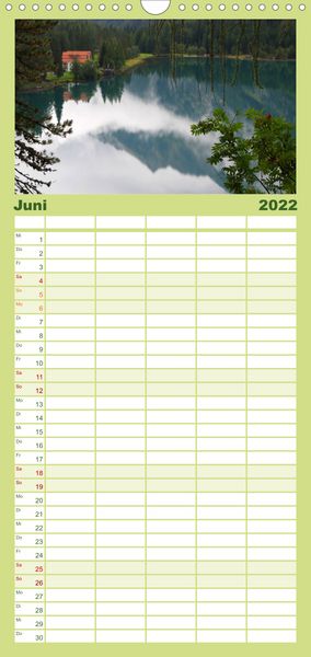 Produktbild: Familienplaner S&uuml;dtirol 2022 (Wandkalender 2022 , 21 cm x 45 cm, hoch)