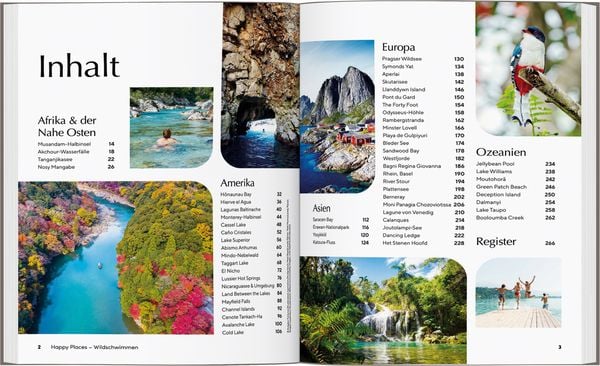 Produktbild: LONELY PLANET Bildband Happy Places Wildschwimmen