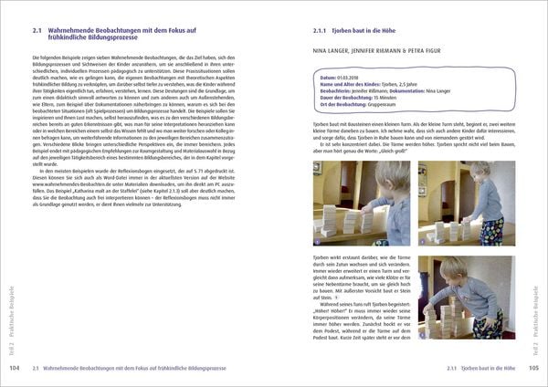 Produktbild: Wahrnehmendes Beobachten in Krippe und Kindertagespflege