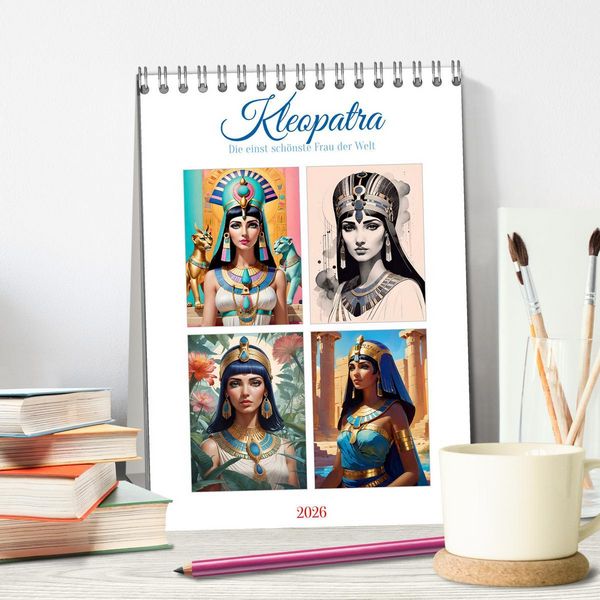 Produktbild: Kleopatra (Tischkalender 2026 DIN A5 hoch), CALVENDO Monatskalender