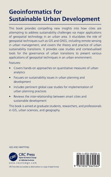 Produktbild: Geoinformatics for Sustainable Urban Development