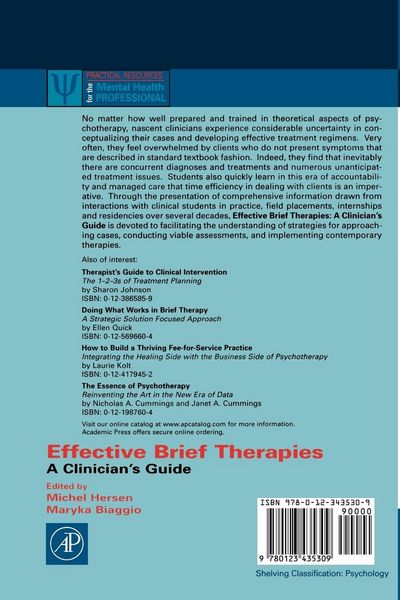 Produktbild: Effective Brief Therapies