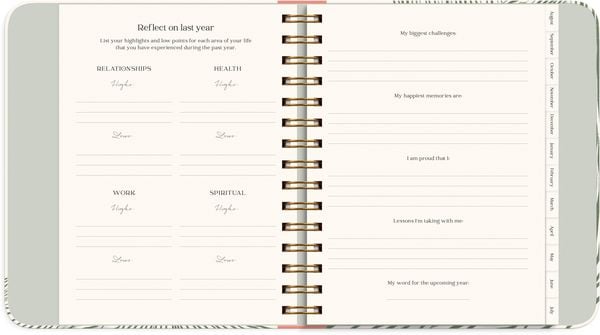 Produktbild: Life Planner Decor Green flow 26/27