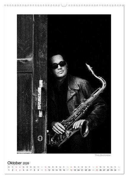 Produktbild: Jazzsound (Wandkalender 2026 DIN A2 hoch), CALVENDO Monatskalender