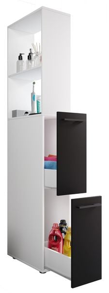 Produktbild: Holz Badm&ouml;bel Nischenschrank Schublade Sadilo XL