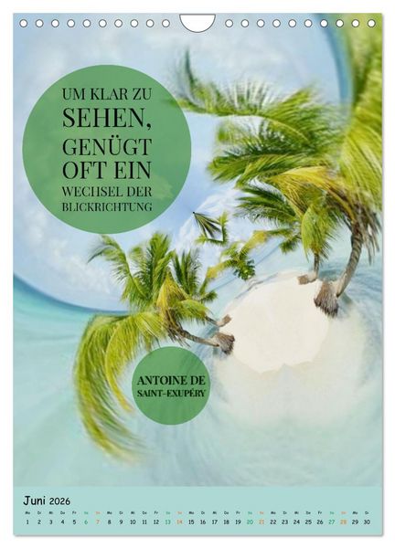 Produktbild: Zeit f&uuml;r...Ver&auml;nderungen mit Weisheiten und Zitaten (Wandkalender 2026 DIN A4 hoch), CALVENDO Monatskalender
