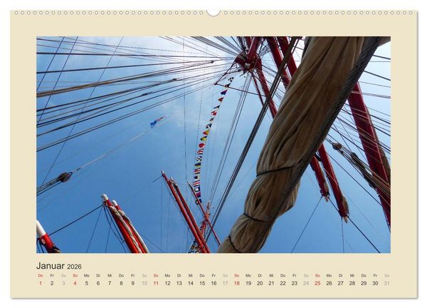 Produktbild: Auf gro&szlig;e Fahrt, Kapit&auml;n (Wandkalender 2026 DIN A2 quer), CALVENDO Monatskalender