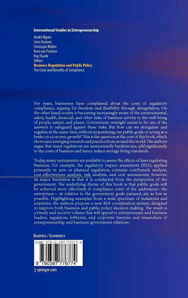 Produktbild: Business Regulation and Public Policy