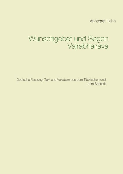 Produktbild: Wunschgebet und Segen Vajrabhairava