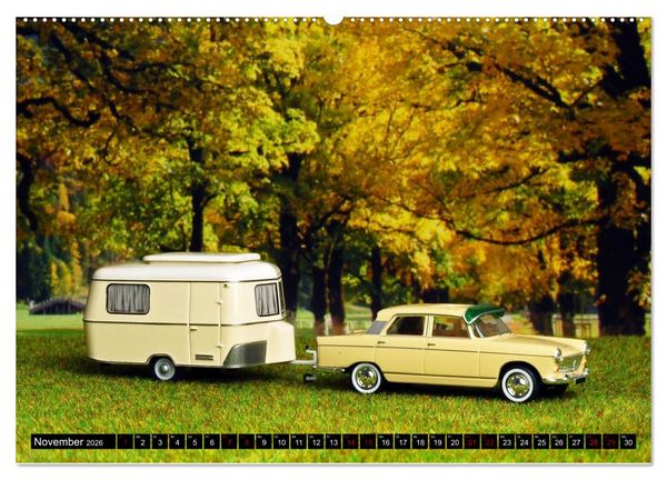 Produktbild: Miniaturwelten des Campings (hochwertiger Premium Wandkalender 2026 DIN A2 quer), Kunstdruck in Hochglanz