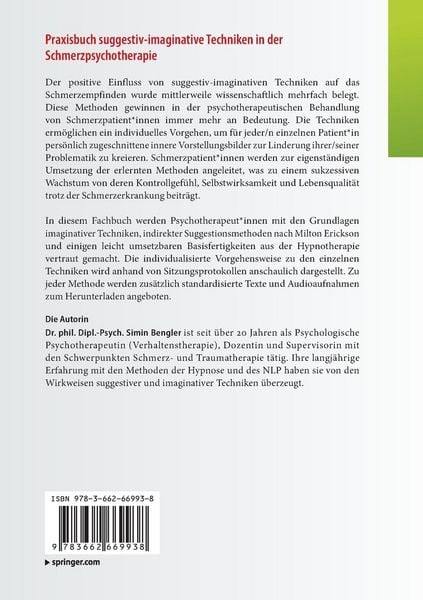Produktbild: Praxisbuch suggestiv-imaginative Techniken in der Schmerzpsychotherapie