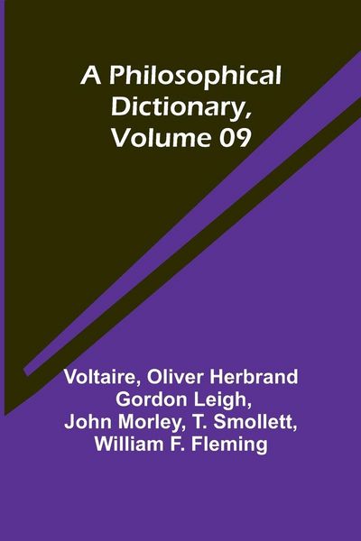 Produktbild: A Philosophical Dictionary, Volume 09