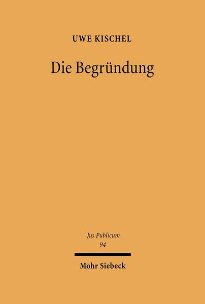 Produktbild: Die Begr&uuml;ndung