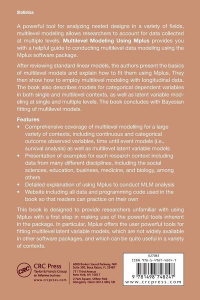 Produktbild: Multilevel Modeling Using Mplus