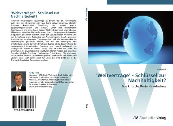 Produktbild: "Weltvertr&auml;ge" - Schl&uuml;ssel zur Nachhaltigkeit?