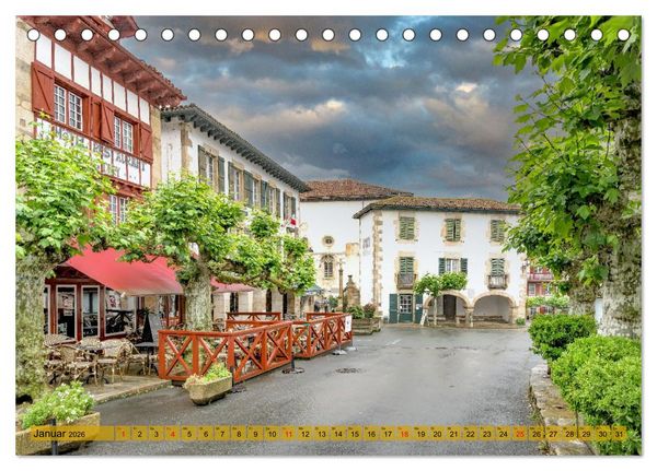 Produktbild: Das Baskenland (Tischkalender 2026 DIN A5 quer), CALVENDO Monatskalender