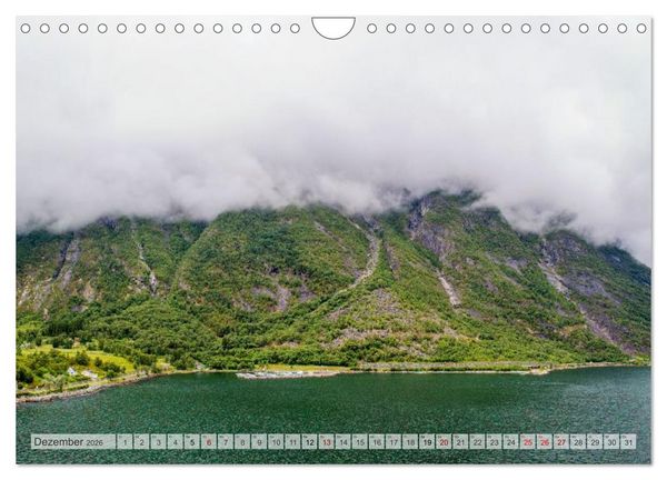 Produktbild: Fjorde & Felsen &ndash; Norwegens wilde Seele (Wandkalender 2026 DIN A4 quer), CALVENDO Monatskalender