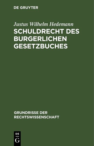 Produktbild: Schuldrecht des Burgerlichen Gesetzbuches