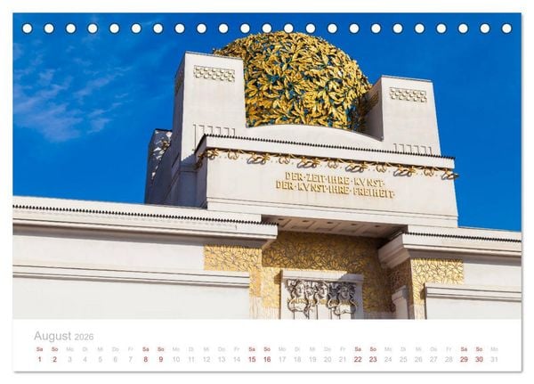 Produktbild: W I E N E R Impressionen (Tischkalender 2026 DIN A5 quer), CALVENDO Monatskalender