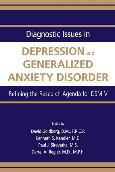Produktbild: Diagnostic Issues in Depression and Generalized Anxiety Disorder
