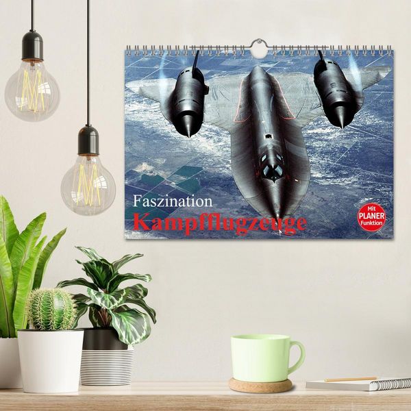 Produktbild: Faszination Kampfflugzeuge (Wandkalender 2026 DIN A4 quer), CALVENDO Monatskalender