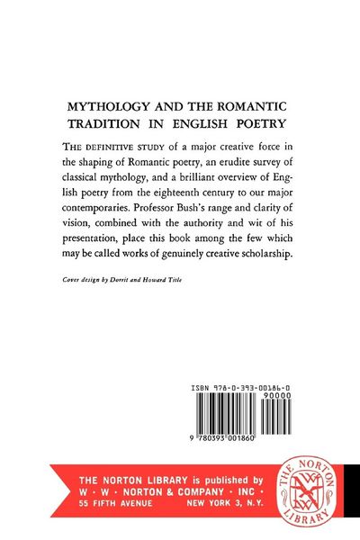 Produktbild: Mythology and the Romantic Tradition in English Poetry