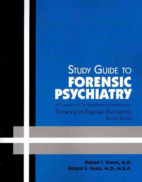 Produktbild: Study Guide to Forensic Psychiatry