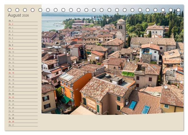 Produktbild: Gardasee - Manerba del Garda (Tischkalender 2026 DIN A5 quer), CALVENDO Monatskalender