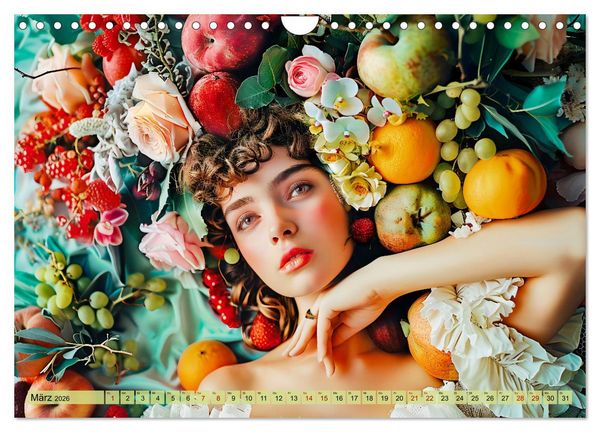 Produktbild: Obstk&ouml;nigin - Fruchtig, floral und voller Sch&ouml;nheit (Wandkalender 2026 DIN A4 quer), CALVENDO Monatskalender