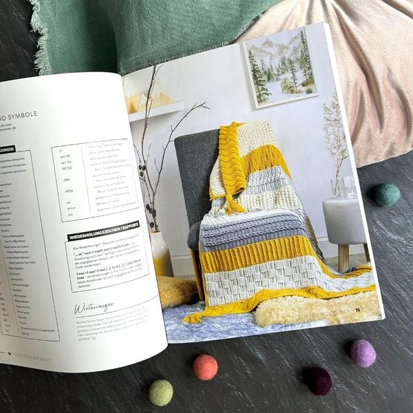Produktbild: Mix & Match Farbenfrohe Decken h&auml;keln