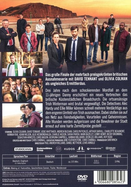 Produktbild: Broadchurch - Die komplette 3. Staffel [3 DVDs]