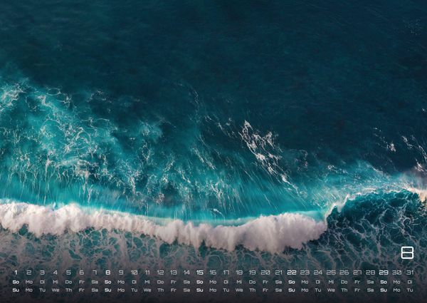 Produktbild: Meer &ndash; Im Rhythmus der Gezeiten! - 2027 - Kalender DIN A2