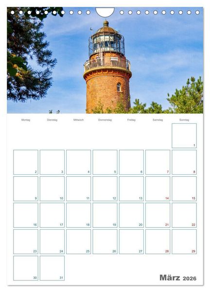 Produktbild: Ostseebad Prerow - Dar&szlig;er Momente - Terminplaner (Wandkalender 2026 DIN A4 hoch), CALVENDO Monatskalender