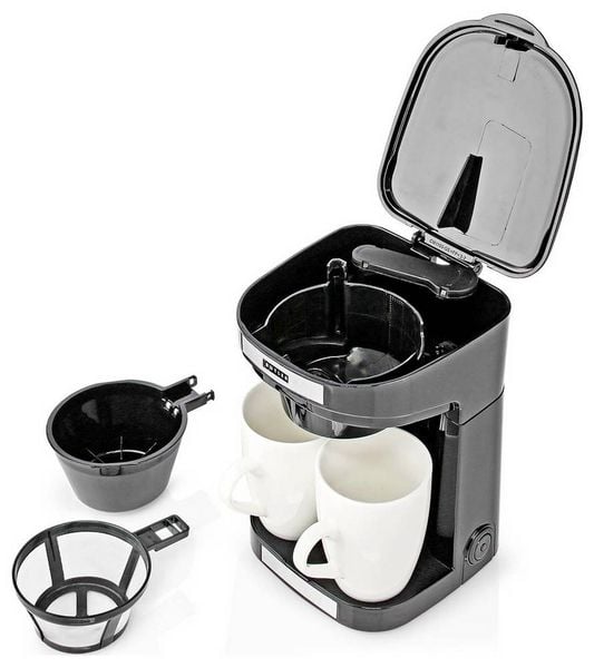 Produktbild: Butler 16100129 Kaffeemaschine Schwarz, Silber