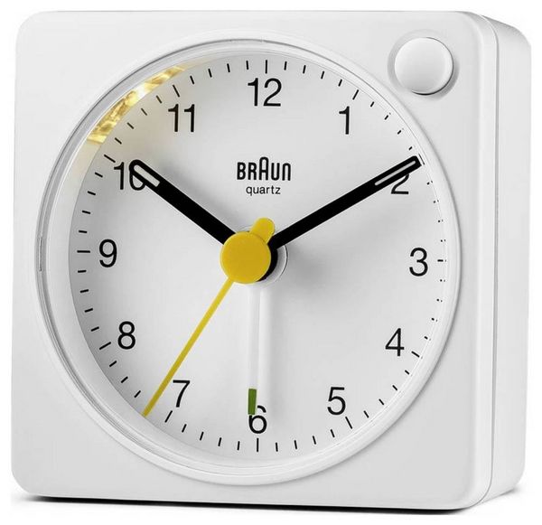 Produktbild: Braun 67101 Quarz Wecker Wei&szlig;