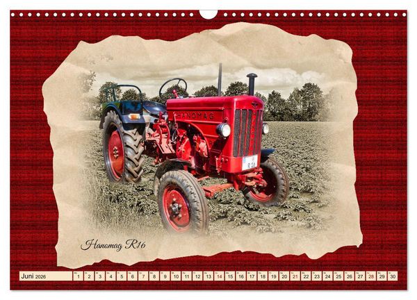 Produktbild: Hanomag Schlepper (Wandkalender 2026 DIN A3 quer), CALVENDO Monatskalender
