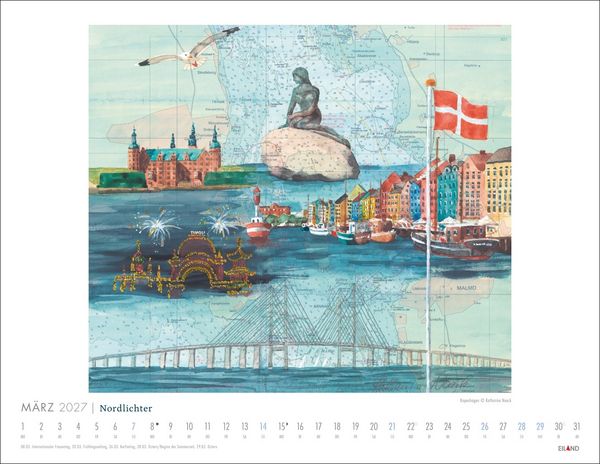 Produktbild: Nordlichter - See(h)karten Kalender 2027
