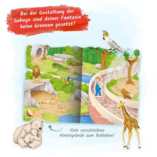 Sticker Tiere 3D (12 Stück) – GeschenkeCrew4u Anding&Führer GbR
