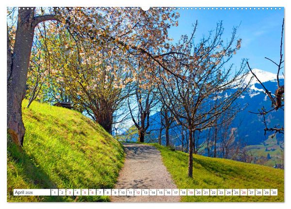 Produktbild: Gr&uuml;&szlig;e aus Bad Hofgastein (hochwertiger Premium Wandkalender 2026 DIN A2 quer), Kunstdruck in Hochglanz