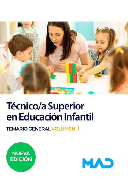 Produktbild: T&eacute;cnico-a superior en educaci&oacute;n infantil : temario general